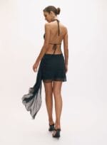VESTIDO COM APLICACAO SRITALA PRETO - Imagem 3