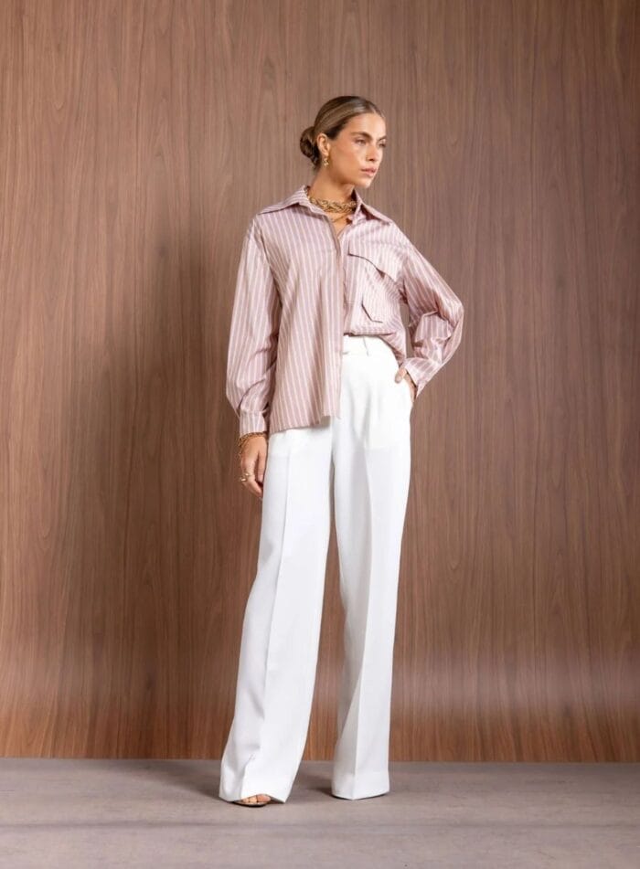 CAMISA RAY LISTRA CARAMELL - Imagem 2