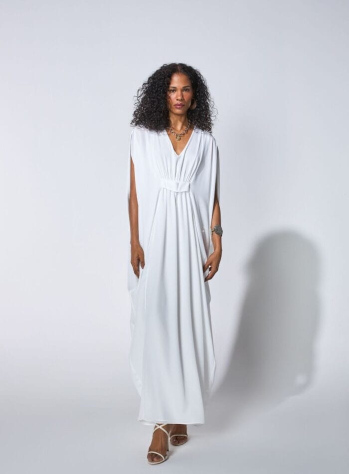 VESTIDO SHA ORIGEM SALINA OFF WHITE - Imagem 1