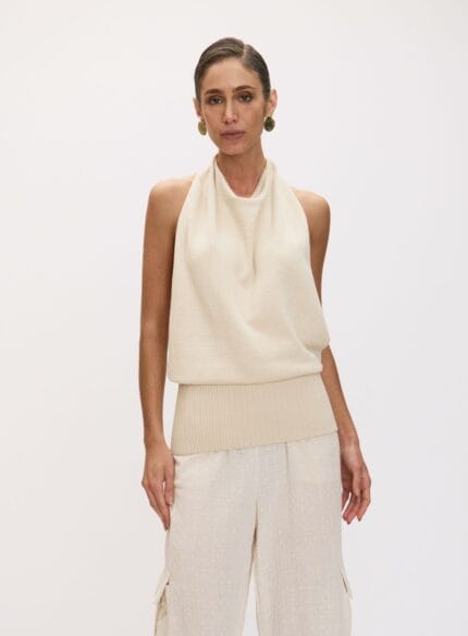 BLUSA TRICO CONNIL BEGE ITALIAN