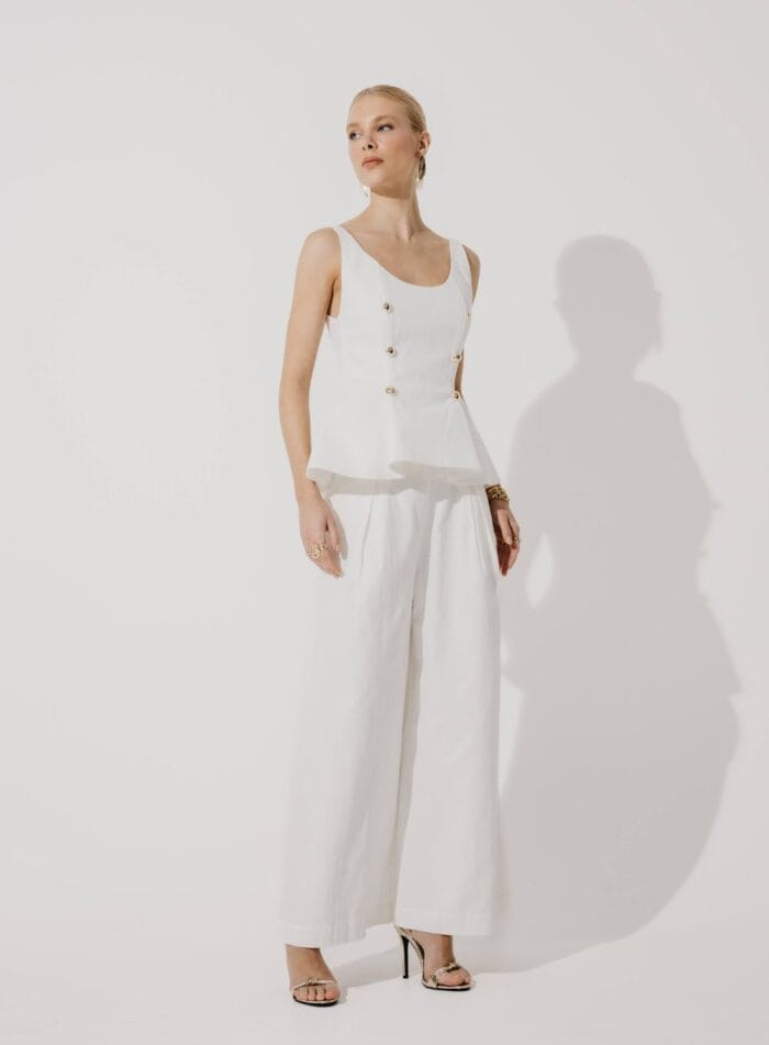 CALCA PANTACOURT ALYSSA OFF WHITE - Imagem 3