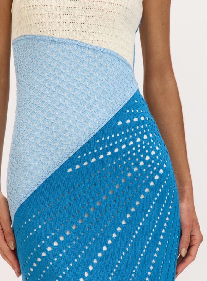 VESTIDO TRICO LAWRIE AZUL FADED DENIM - Imagem 2