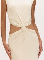 VESTIDO VALENTINA BEGE ITALIAN - Imagem 3