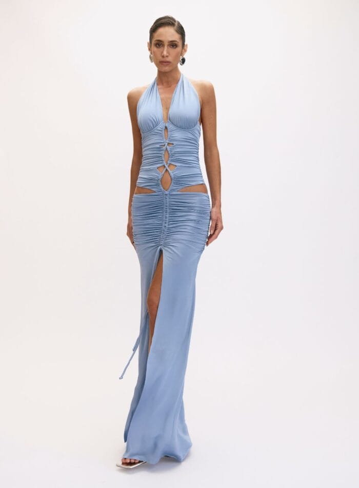 VESTIDO LALISA AZUL FADED DENIM - Imagem 1