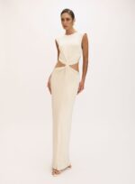 VESTIDO VALENTINA BEGE ITALIAN