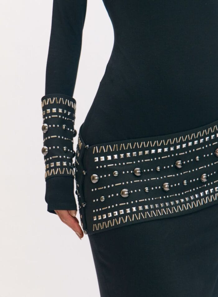 VESTIDO COM APLICACAO SIDNEY PRETO - Imagem 2