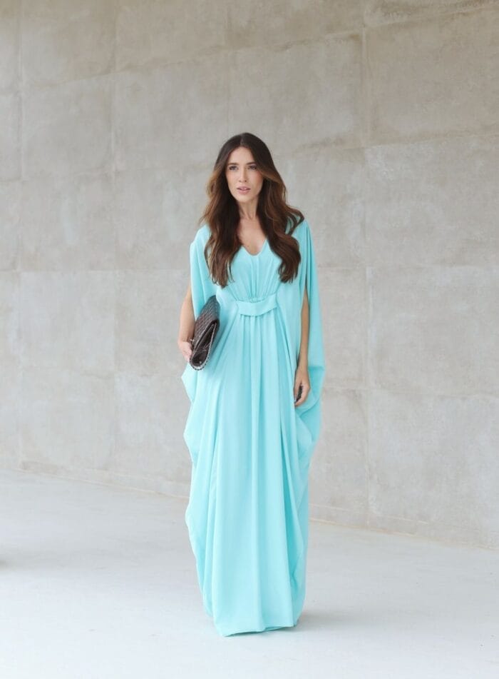 VESTIDO SHA ORIGEM SALINA  AZUL MAR - Imagem 1