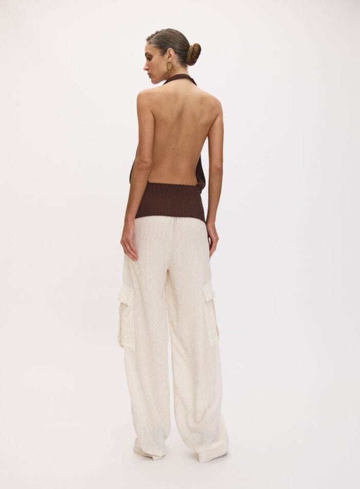 BLUSA TRICO CONNIL MARROM BEATEN BROWN - Imagem 3
