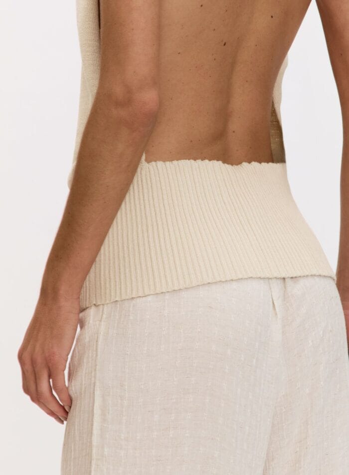 BLUSA TRICO CONNIL BEGE ITALIAN - Imagem 4
