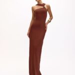 VESTIDO MEGHANN MARROM BEATEN BROWN