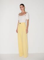 CALCA WIDE COM CINTO AMARELO - Imagem 3