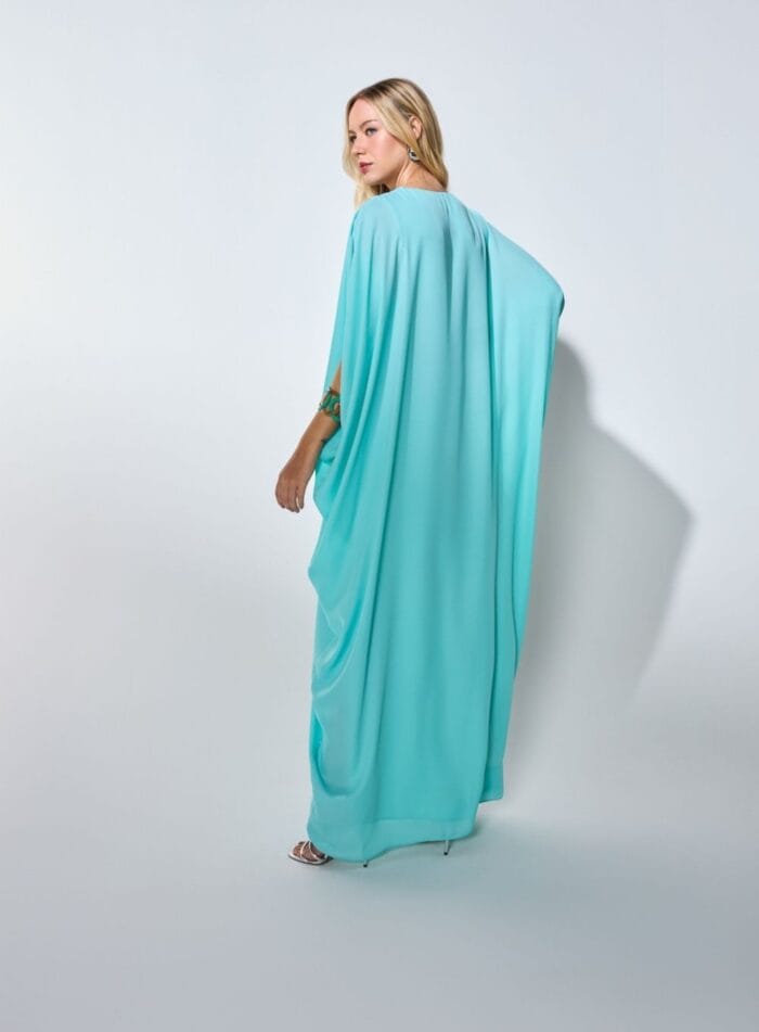 VESTIDO SHA ORIGEM SALINA  AZUL MAR - Imagem 2