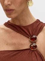 VESTIDO MEGHANN MARROM BEATEN BROWN - Imagem 2