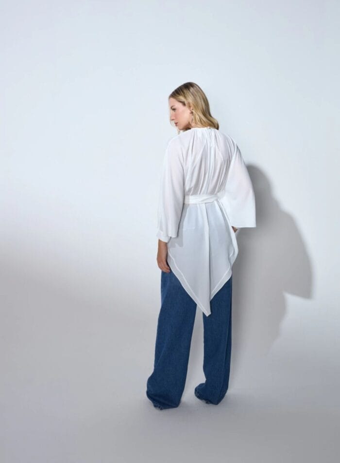 BLUSA LETICIA ORIGEM SALINA OFF WHITE - Imagem 3