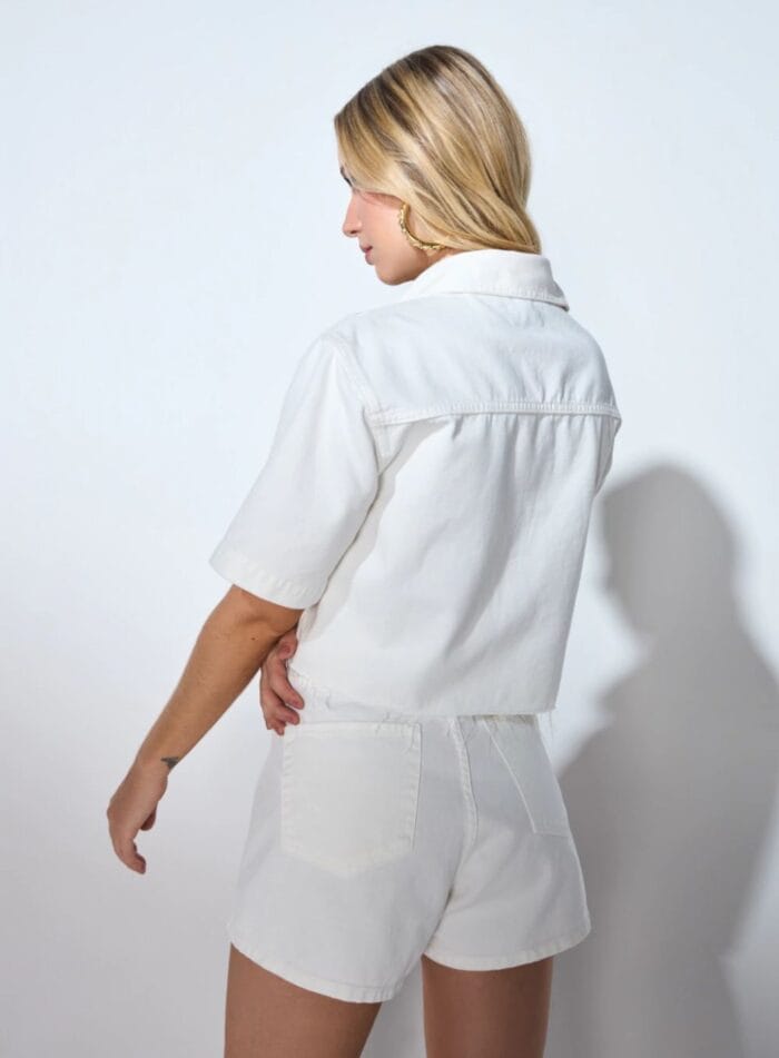 SHORT CLARA ORIGEM SALINA OFF WHITE - Imagem 3