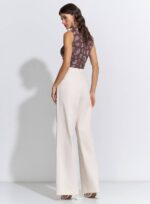 CALCA WIDE COS TORCIDO HEAVY TWILL AVEIA - Imagem 2