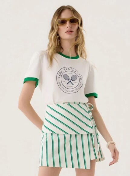 T-SHIRT LORE TENNIS CLUBE VERDE