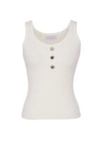 BLUSA ALCA BOTOES TRICOT OFF WHITE - Imagem 3