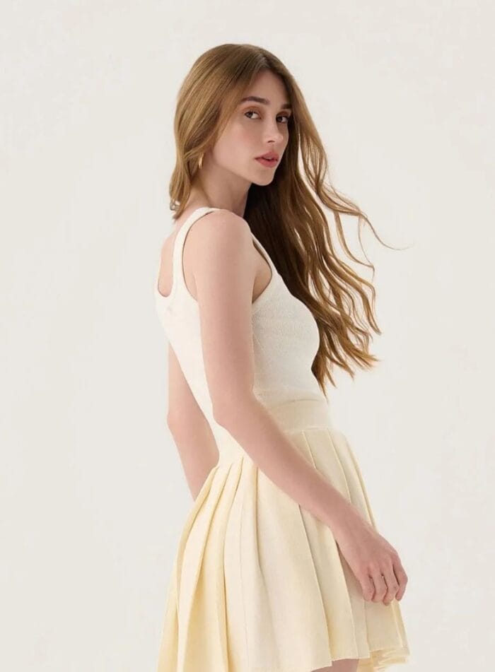 BLUSA ALCA BOTOES TRICOT OFF WHITE - Imagem 2