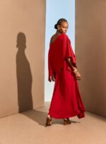 BLUSA CREPE OMBRO A OMBRO VERMELHO - Imagem 3