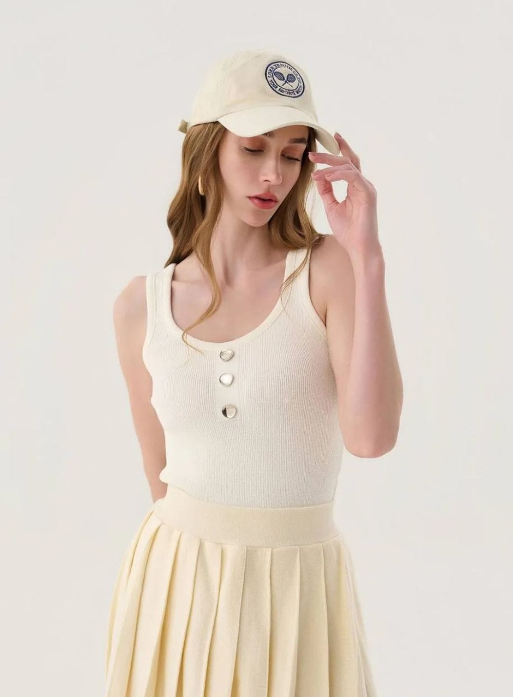 851f0d64181ae7313052dcaf5d04f2dc.jpg BLUSA ALCA BOTOES TRICOT OFF WHITE - Imagem 1