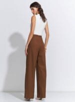CALCA WIDE COS TORCIDO HEAVY TWILL CACAU - Imagem 2