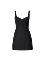 VESTIDO CURTO RECORTES COLORS PRETO - Imagem 4
