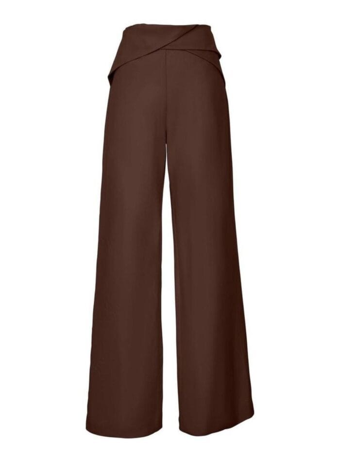 CALCA WIDE COS TORCIDO HEAVY TWILL CACAU - Imagem 3