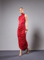 VESTIDO MIDI BECA RED WINE - Imagem 3