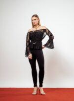 BLUSA BATA SARAH PRETO - Imagem 3