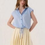 SAIA PREGAS TRICOT OFF WHITE