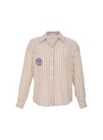 CAMISA BORDADA TENNIS CLUB AREIA - Imagem 3