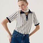 BLUSA POLO LISTRADA MARINHO