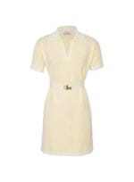 VESTIDO CURTO POLO TRICOT MANTEIGA - Imagem 3