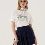 SAIA PREGAS TRICOT MARINHO