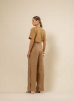 BLUSA T SHIRT RAY FERRAGEM CAPUCCINO - Imagem 2