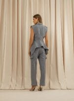 BLAZER SEM MANGA ELISE INDIGO - Imagem 2