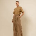 BLUSA T SHIRT RAY FERRAGEM CAPUCCINO