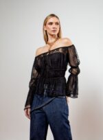 BLUSA BATA SARAH PRETO