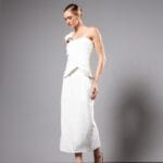 SAIA MIDI ROE OFF WHITE