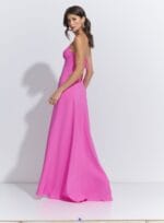 VESTIDO LONGO CREPE ONASIS ROSA - Imagem 2