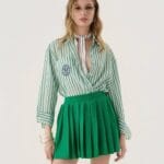 SAIA PREGAS TRICOT VERDE