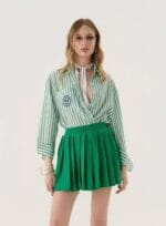 SAIA PREGAS TRICOT VERDE