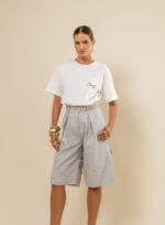 BLUSA T SHIRT RAY FERRAGEM OFF WHITE - Imagem 4