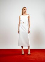 VESTIDO MIDI MAYA OFF WHITE