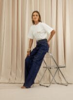 BLUSA T SHIRT RAY FERRAGEM OFF WHITE