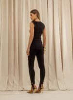 BLUSA ASSIMETRICA MAVIE PRETO - Imagem 3