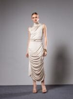 VESTIDO MIDI BECA SHINE