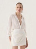 SAIA CURTA LACO OFF WHITE