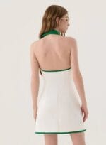 VESTIDO CURTO POLO BICOLOR OFF WHITE - Imagem 2